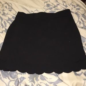 Black pencil skirt